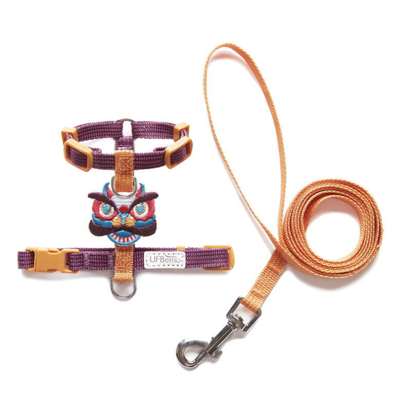 KFX-8011709 Adjustable Cat Traction Rope for Small Dogs – Divine Beast Racer Back Design
