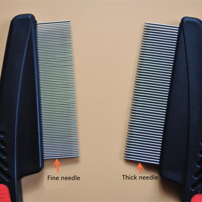 KFX-8013501 Stainless Steel Pet Comb for Flea Removal and Grooming