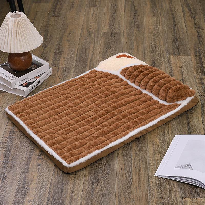 KFX-8013757 Warm Removable Sleeping Pad for Pets - Cat & Dog House Bedding in Multiple Sizes