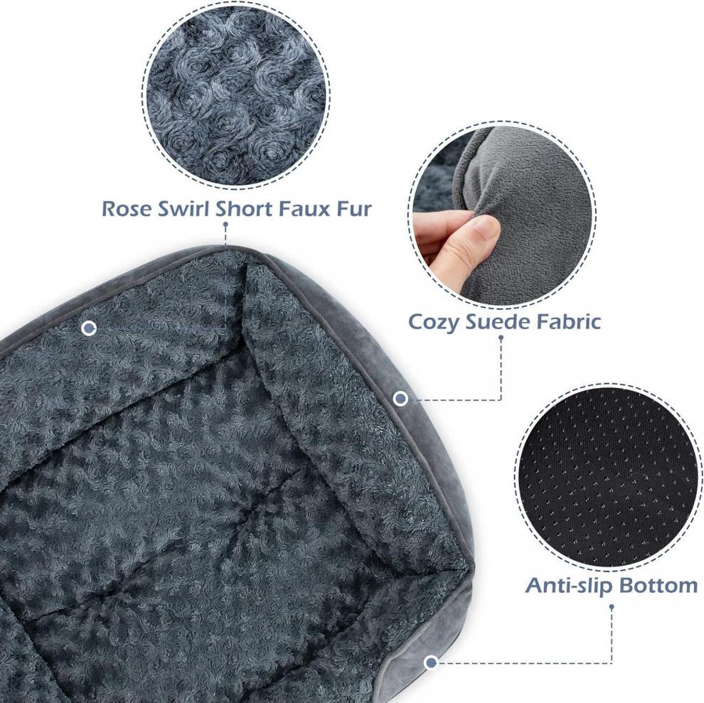 KFX-8015165 Cozy Golden Retriever Style Dog Bed for Small to Large Pets