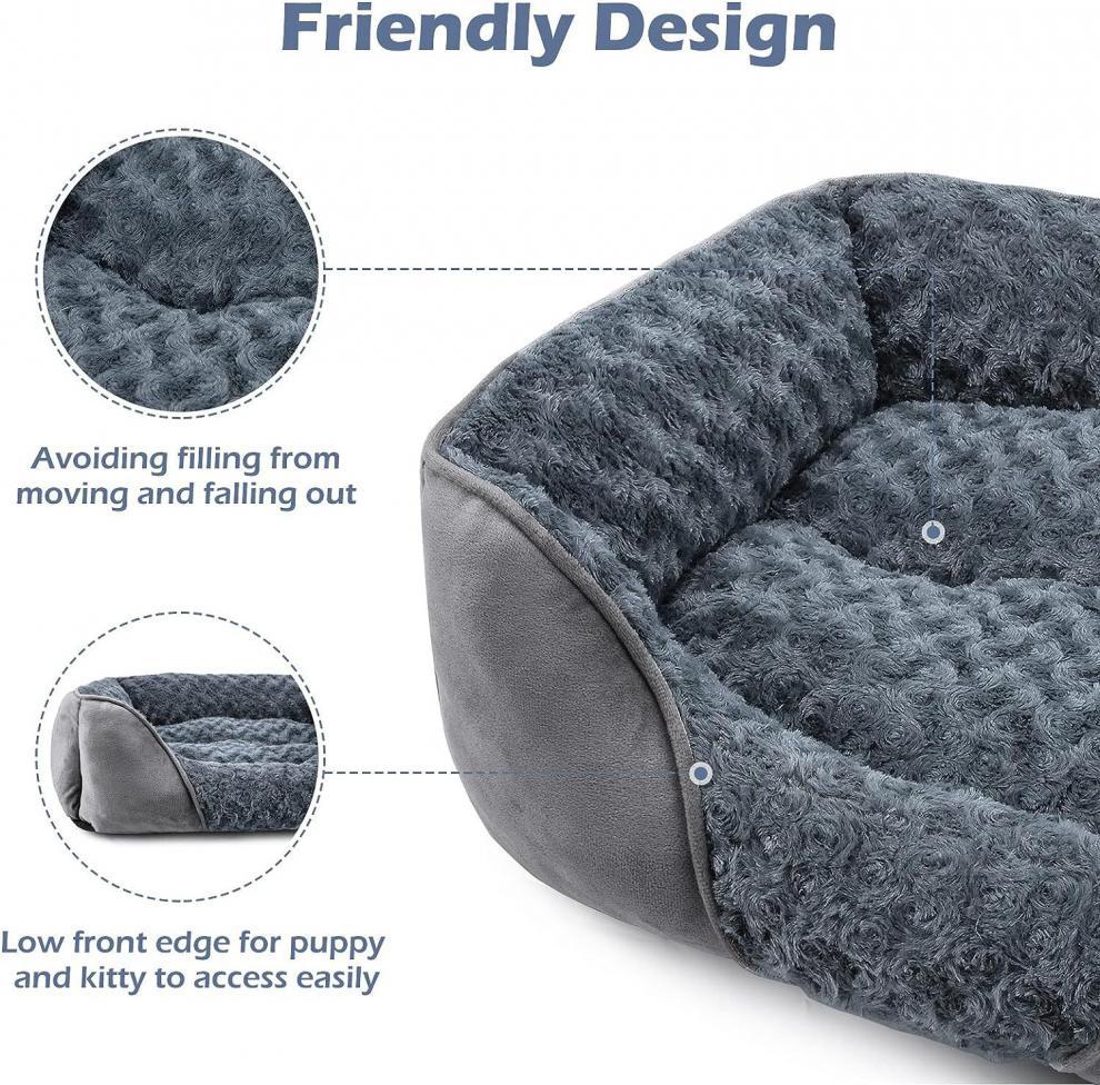KFX-8015165 Cozy Golden Retriever Style Dog Bed for Small to Large Pets