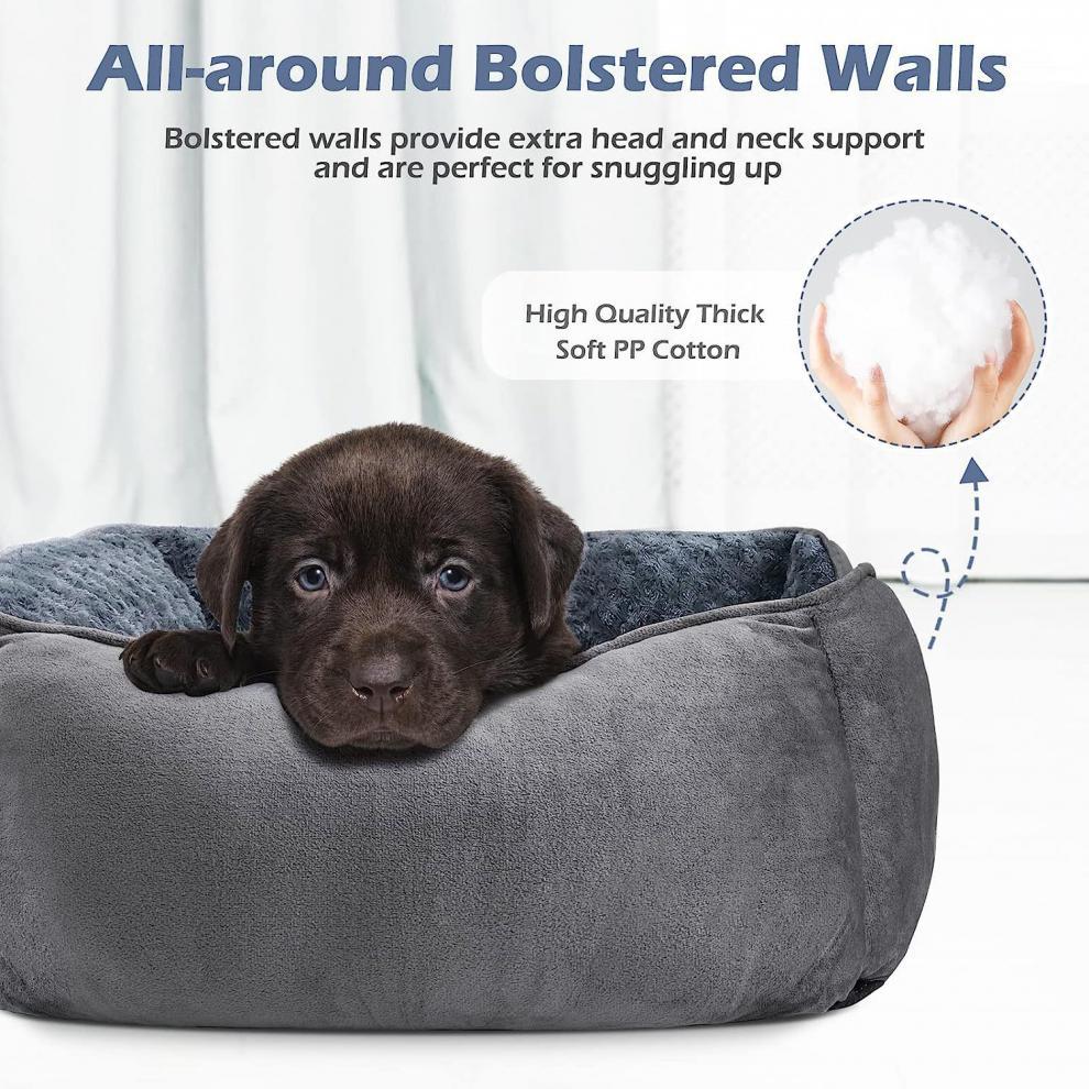 KFX-8015165 Cozy Golden Retriever Style Dog Bed for Small to Large Pets
