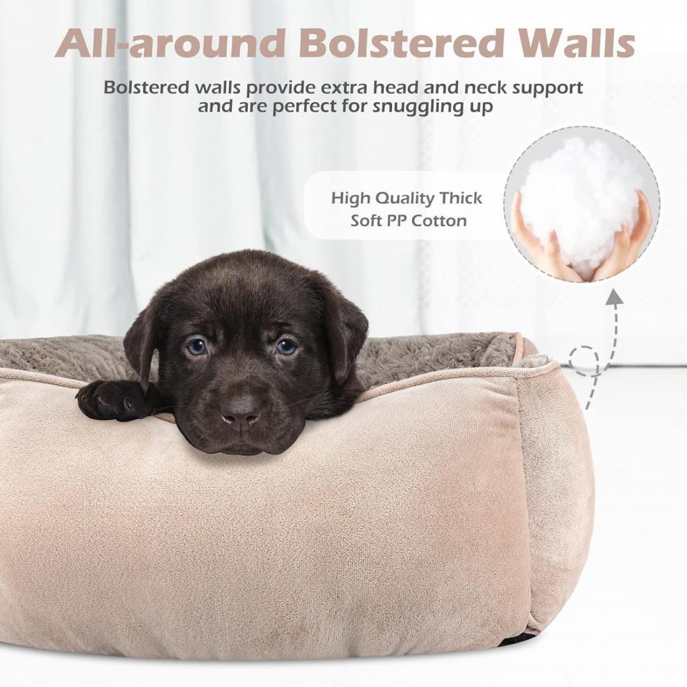 KFX-8015165 Cozy Golden Retriever Style Dog Bed for Small to Large Pets