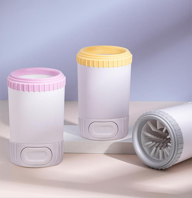 KFX-8016061 Automatic Pet Foot Wash Cup for Dogs and Cats - Smart Cleaning Tool for Paws - Compact Design