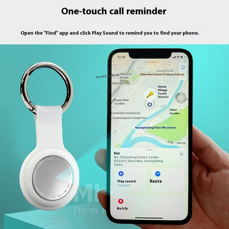 KFX-8023101 Global Locator Mobile Wallet Pet Positioning Alarm Bluetooth Tracker with Laser Engraving Option