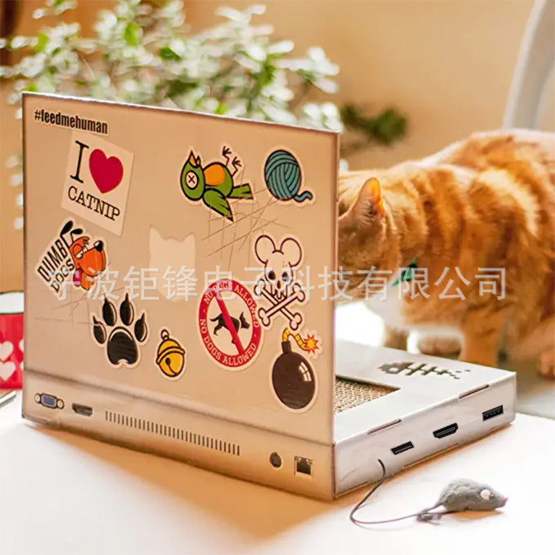 KFX-8023613 Cat Scratch Board Notebook Made of Wear-Resistant Corrugated Paper - Size 31*22*5cm