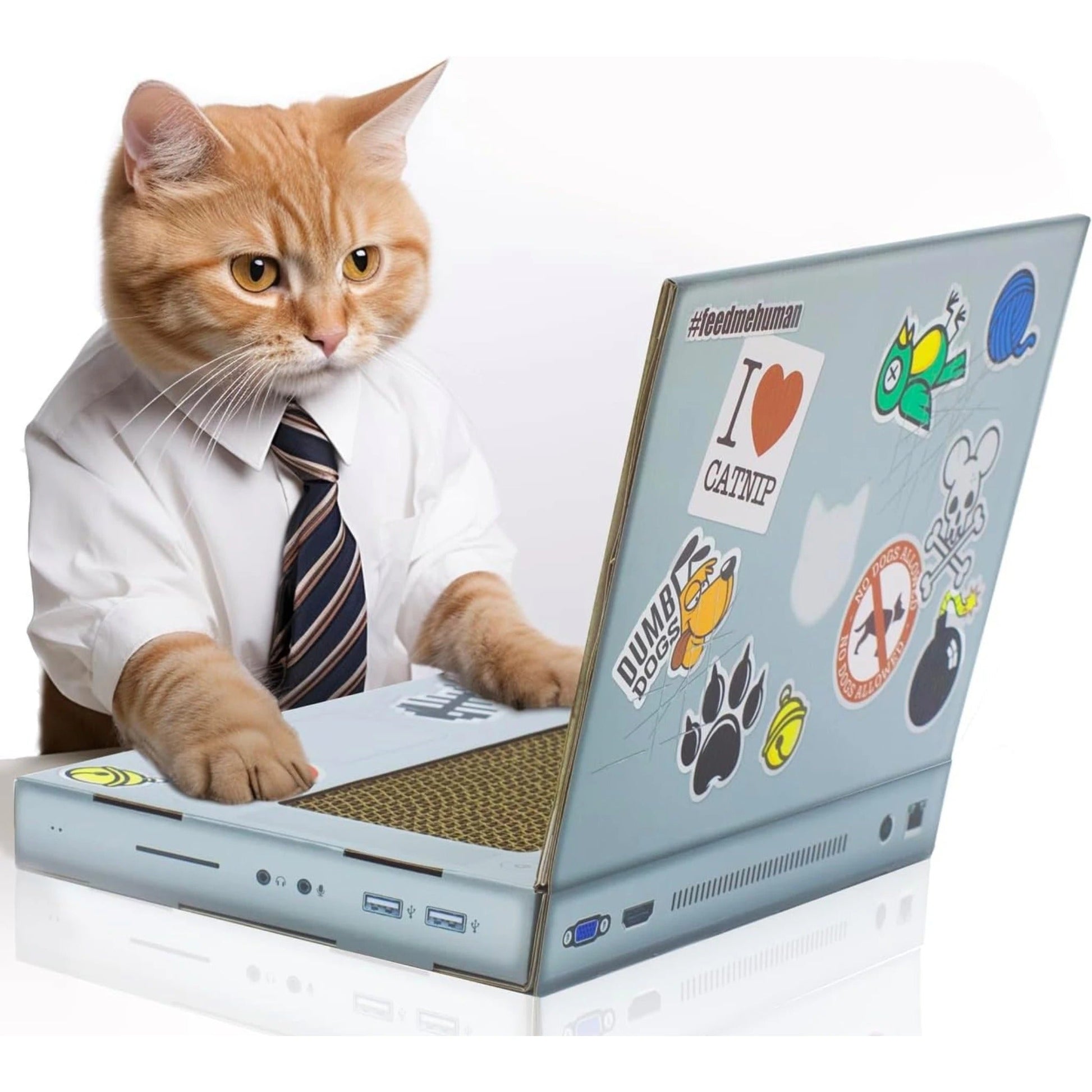 KFX-8023613 Cat Scratch Board Notebook Made of Wear-Resistant Corrugated Paper - Size 31*22*5cm