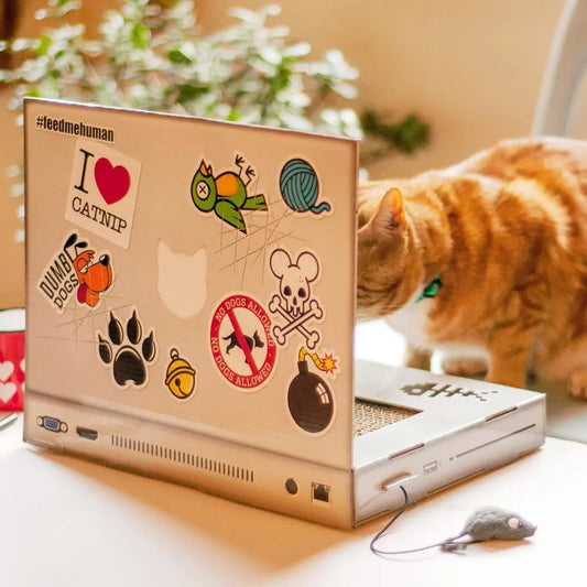 KFX-8023613 Cat Scratch Board Notebook Made of Wear-Resistant Corrugated Paper - Size 31*22*5cm