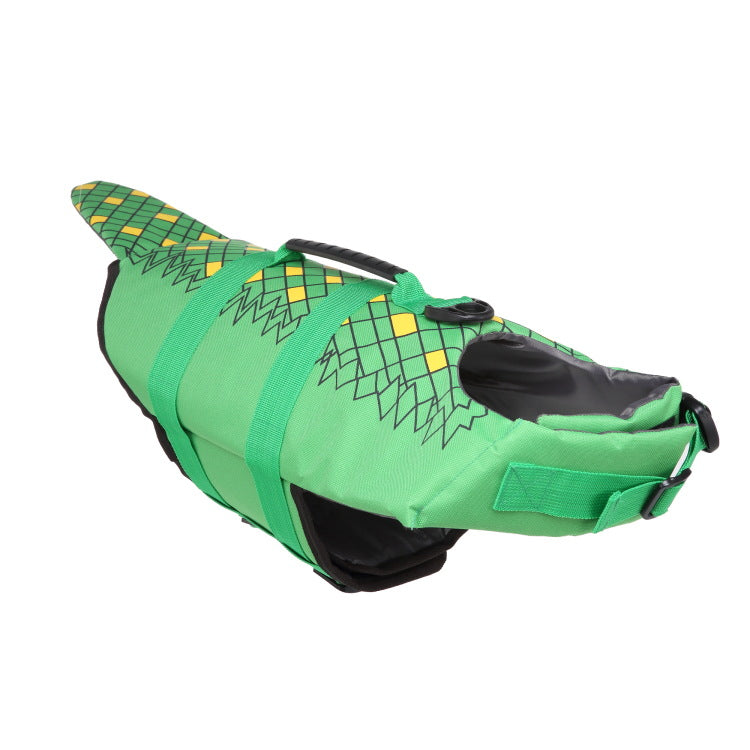 KFX-8027581 Adjustable Mermaid Shark Dog Swimming Life Vest - Life Jacket for Small to Large Pets