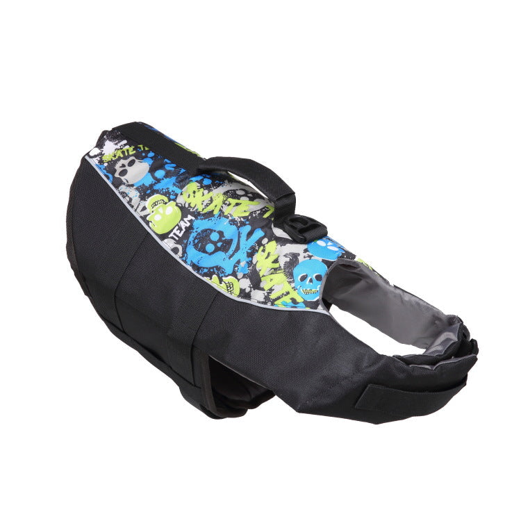 KFX-8027581 Adjustable Mermaid Shark Dog Swimming Life Vest - Life Jacket for Small to Large Pets