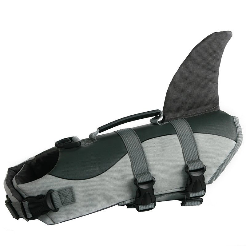 KFX-8027581 Adjustable Mermaid Shark Dog Swimming Life Vest - Life Jacket for Small to Large Pets