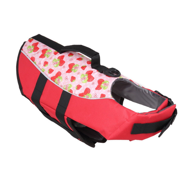 KFX-8027581 Adjustable Mermaid Shark Dog Swimming Life Vest - Life Jacket for Small to Large Pets
