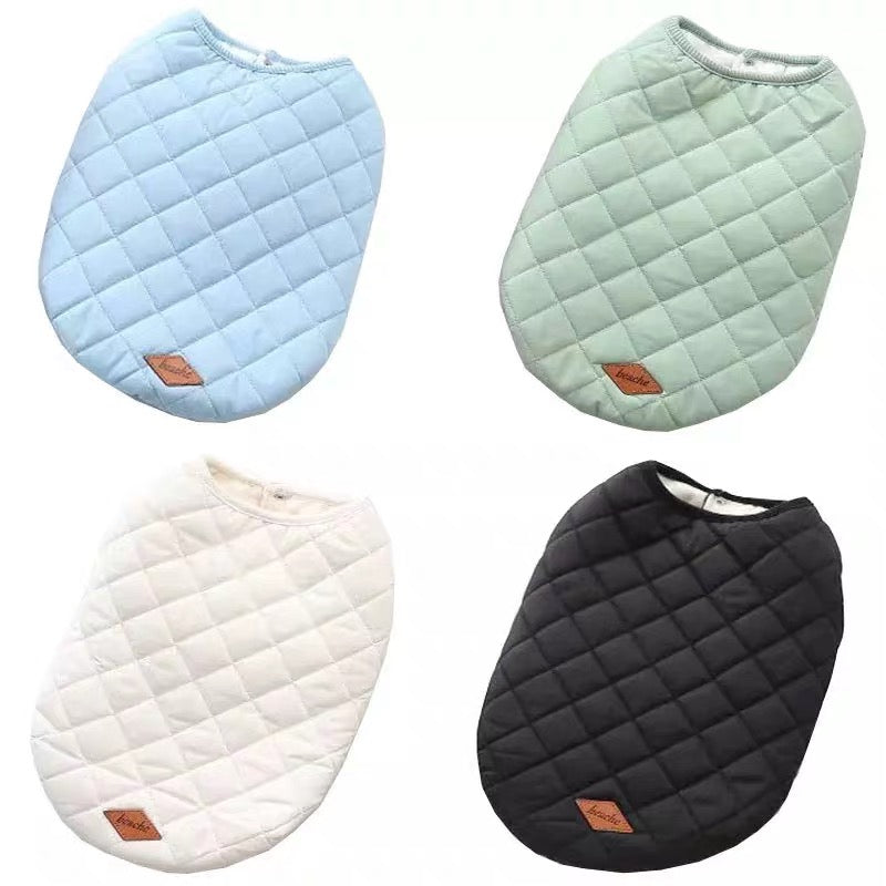 KFX-8028989 Cozy Cotton Dog Vest for Winter - Soft, Warm & Double-Sided in Multiple Colors