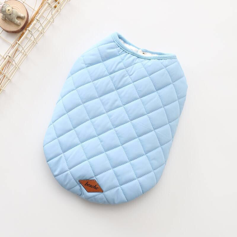 KFX-8028989 Cozy Cotton Dog Vest for Winter - Soft, Warm & Double-Sided in Multiple Colors