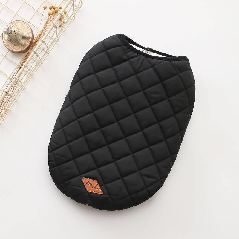 KFX-8028989 Cozy Cotton Dog Vest for Winter - Soft, Warm & Double-Sided in Multiple Colors
