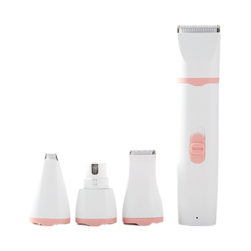 KFX-8034749 Electric Pet Shaver Clipper Set - 4-in-1, 3-in-1, and 2-in-1 Options for Grooming and Nail Care