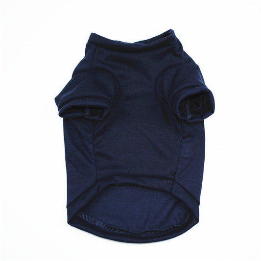 KFX-8037309 Cotton Casual T-Shirt for Dogs in Various Colors and Sizes