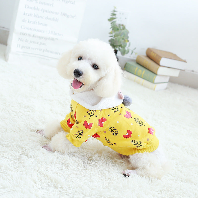 KFX-8043069 Plush Cotton Teddy Bear Costume for Pets - Universal Fit