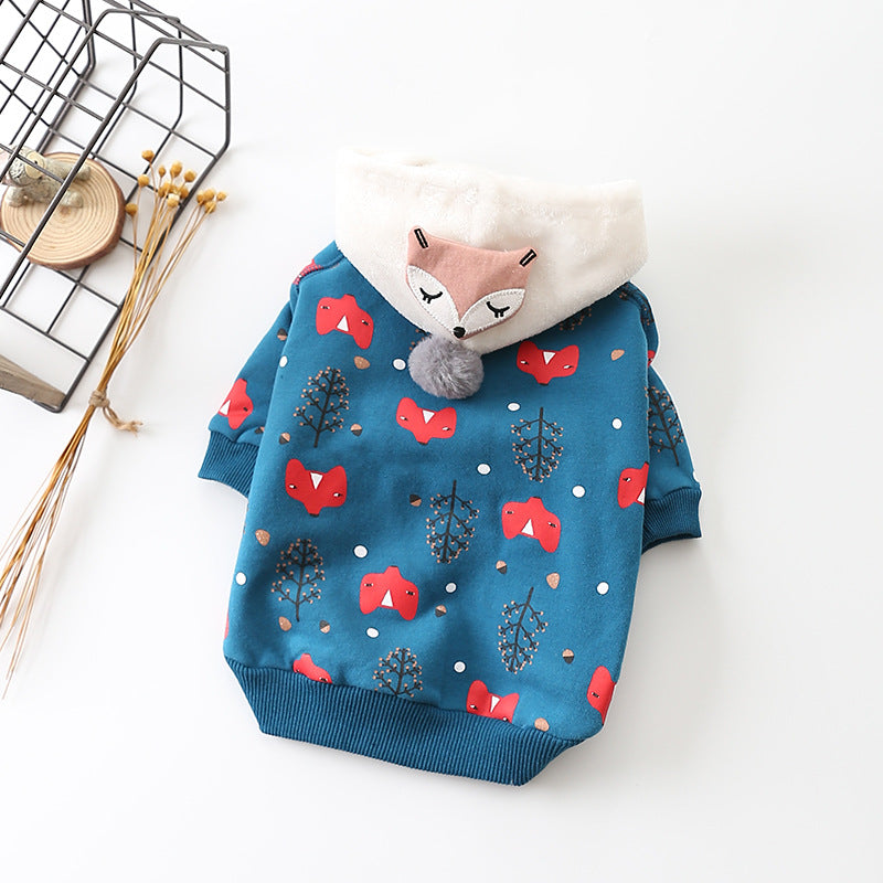 KFX-8043069 Plush Cotton Teddy Bear Costume for Pets - Universal Fit
