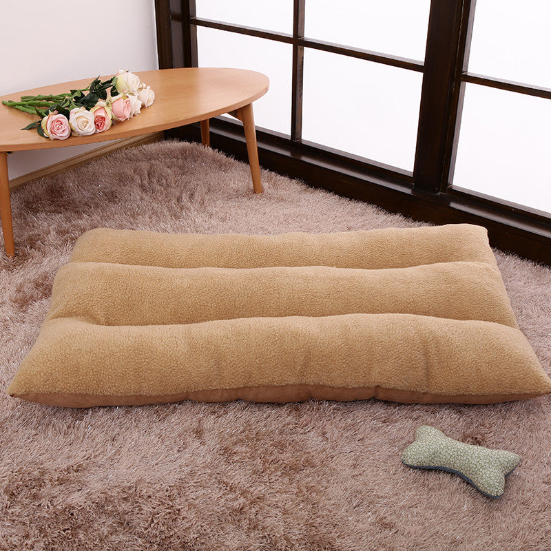 KFX-8044733 Cozy Large Dog Bed with Removable Cotton Pad - Warm Thick Design for Golden Retrievers and Large Breeds