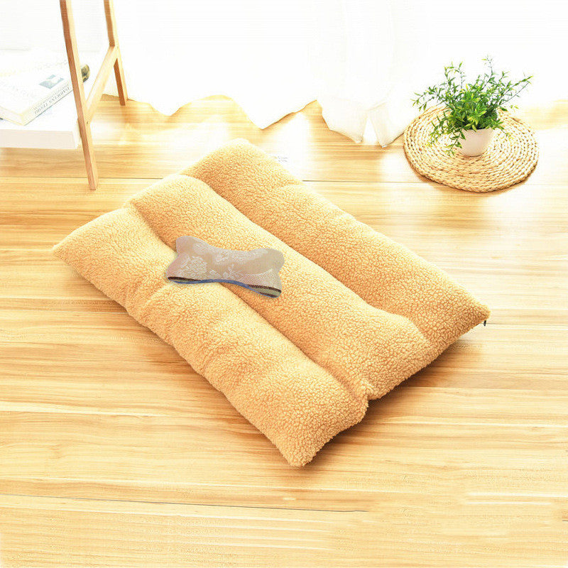 KFX-8044733 Cozy Large Dog Bed with Removable Cotton Pad - Warm Thick Design for Golden Retrievers and Large Breeds