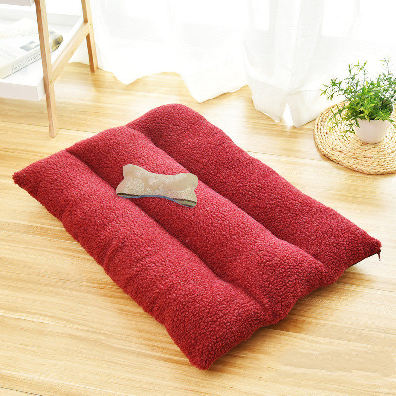 KFX-8044733 Cozy Large Dog Bed with Removable Cotton Pad - Warm Thick Design for Golden Retrievers and Large Breeds