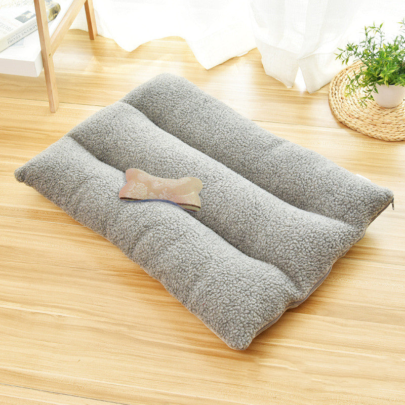 KFX-8044733 Cozy Large Dog Bed with Removable Cotton Pad - Warm Thick Design for Golden Retrievers and Large Breeds