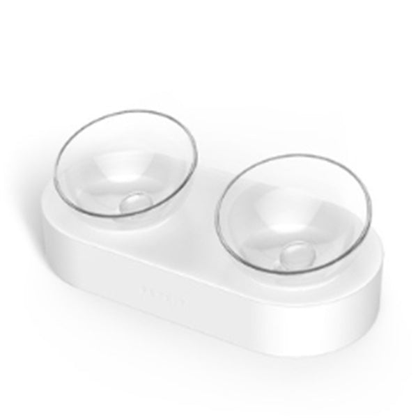 KFX-8044861 15° Adjustable Cat Bowl – Single & Double Options with Durable Plastic Design