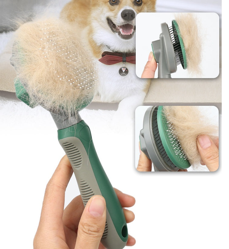KFX-8046269 Automatic Hair Removal Comb for Effortless Detangling and Smoothing Hair
