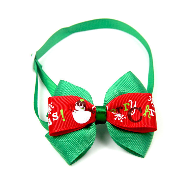KFX-8046653 Handmade Pet Bow Tie Collar – Adjustable Ribbon Pet Jewelry for All Pets (20-36cm)