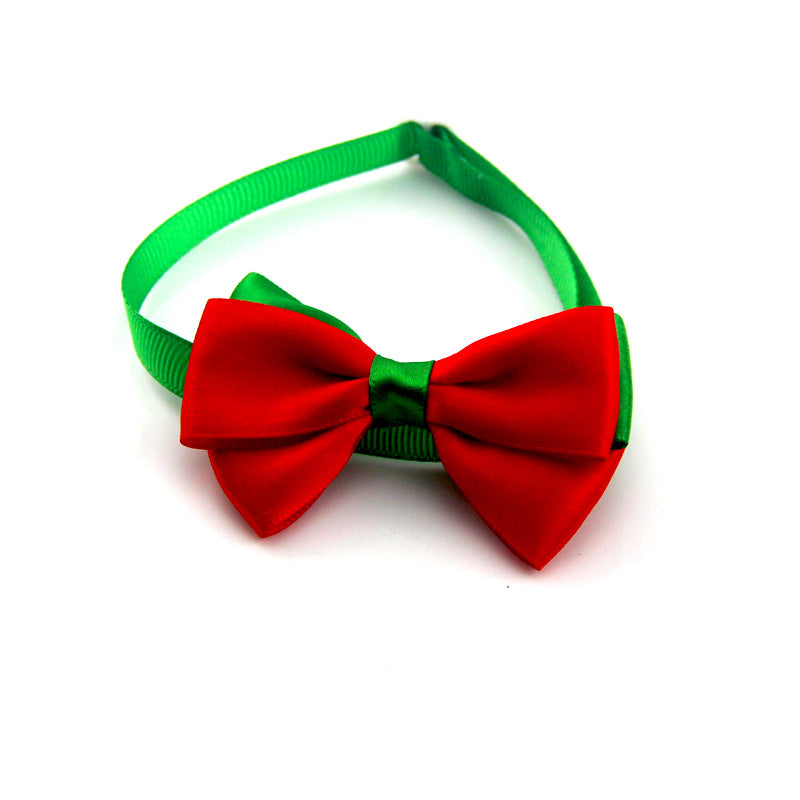 KFX-8046653 Handmade Pet Bow Tie Collar – Adjustable Ribbon Pet Jewelry for All Pets (20-36cm)