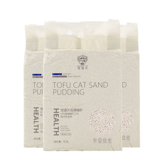 KFX-8046909 Tofu Cat Litter - Dust-Free Clumping Pet Deodorant with Corn for Fine Absorption