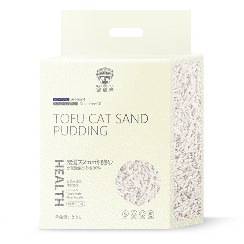 KFX-8046909 Tofu Cat Litter - Dust-Free Clumping Pet Deodorant with Corn for Fine Absorption