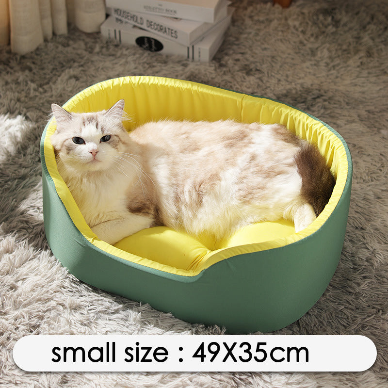 KFX-8050493 Universal Washable Dog and Cat Kennel for All Seasons - Cozy Cloth Pet Nest in S, M, L Sizes