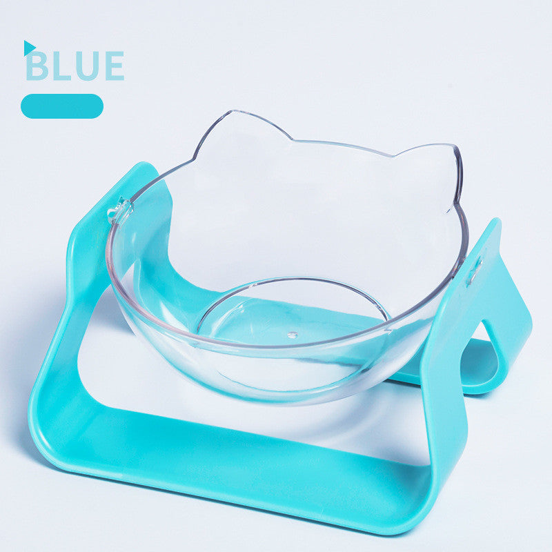 KFX-8050621 Adjustable 15° Tilt Cat and Dog Bowl for Healthy Feeding – Four Colors Available