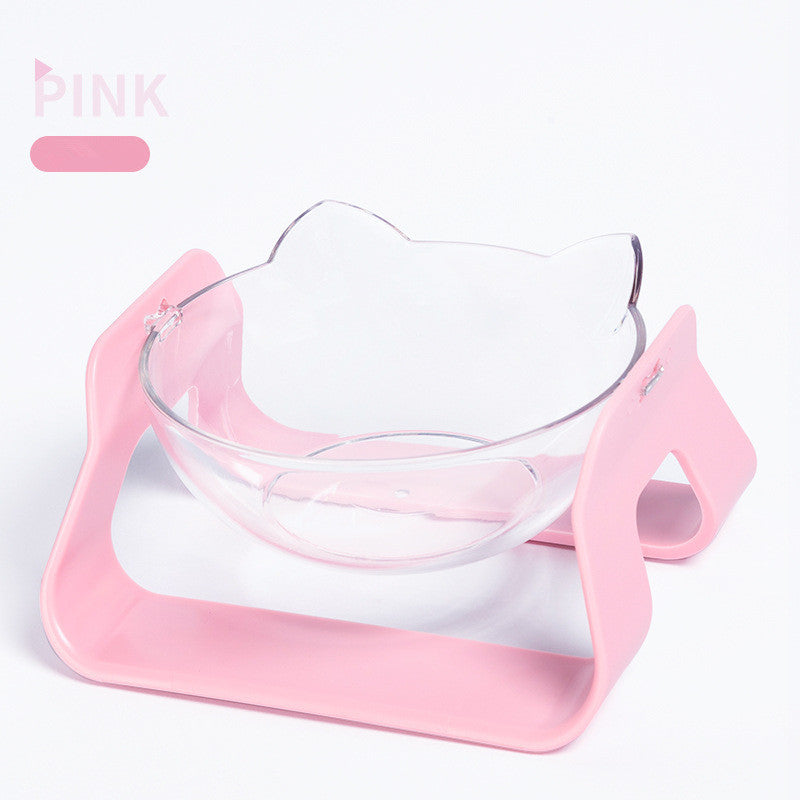 KFX-8050621 Adjustable 15° Tilt Cat and Dog Bowl for Healthy Feeding – Four Colors Available