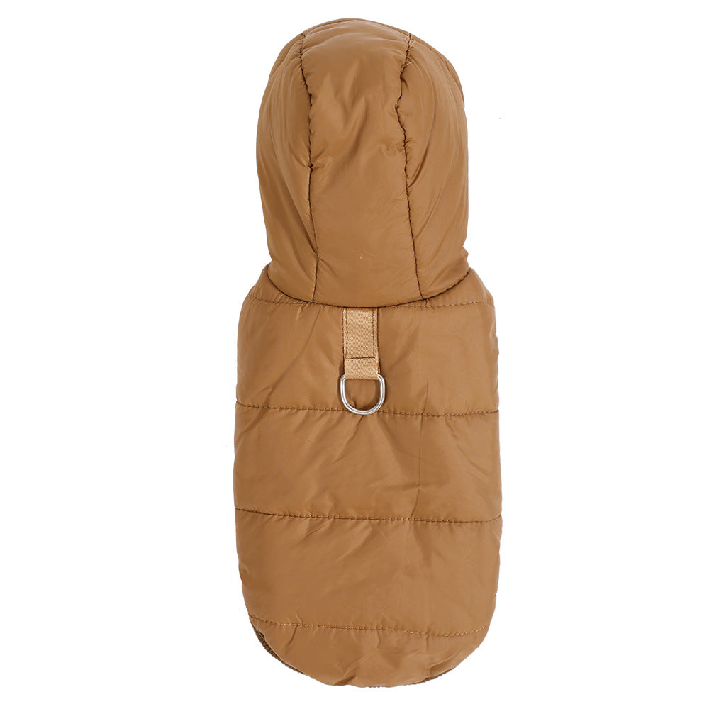 KFX-8054973 Warm Thickened Pet Coats with Hoodies for Small to Medium Dogs and Cats