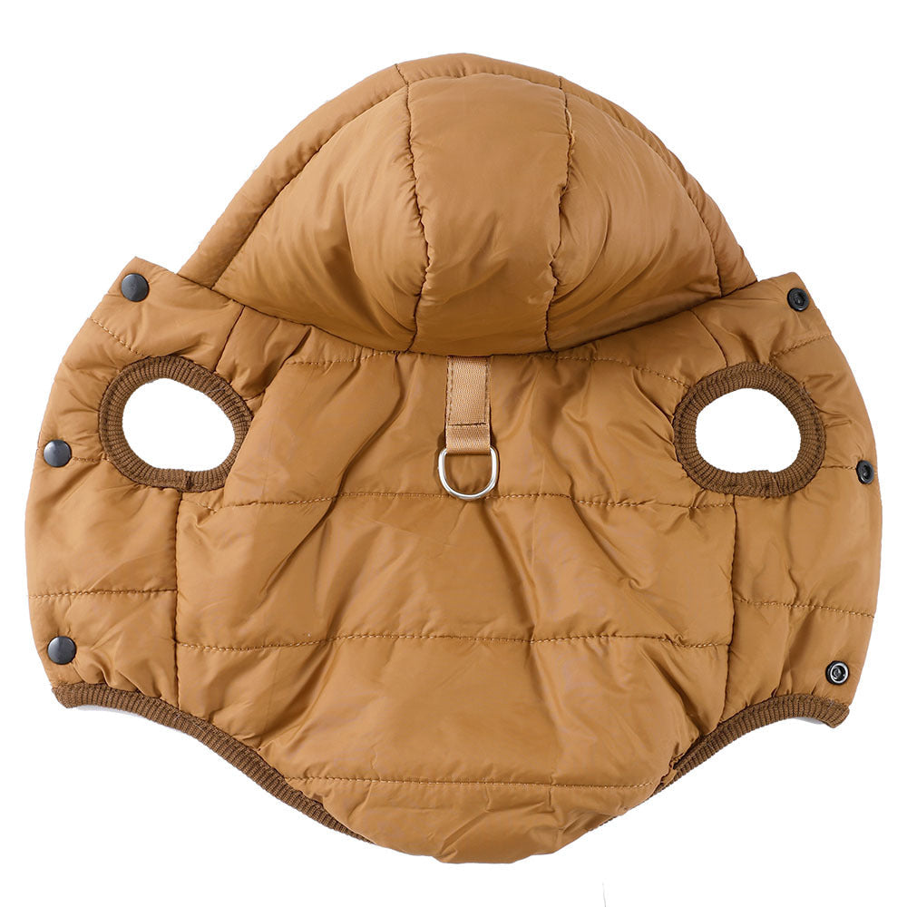 KFX-8054973 Warm Thickened Pet Coats with Hoodies for Small to Medium Dogs and Cats