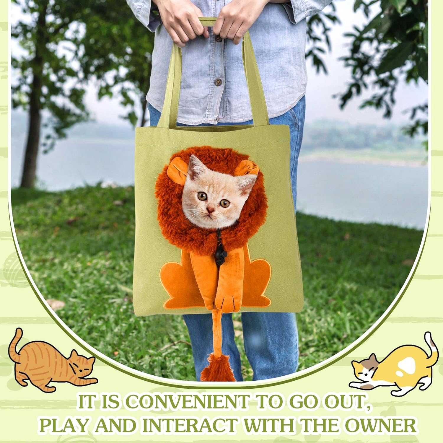 KFX-8057661 Portable Pet Carrier Bag for Small Dogs and Cats on the Go