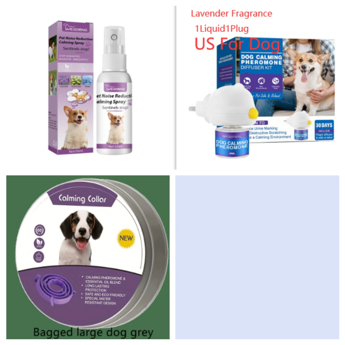 KFX-8059453 Aromatherapy Diffuser for Cats and Dogs – Lavender Fragrance Soothing Agent