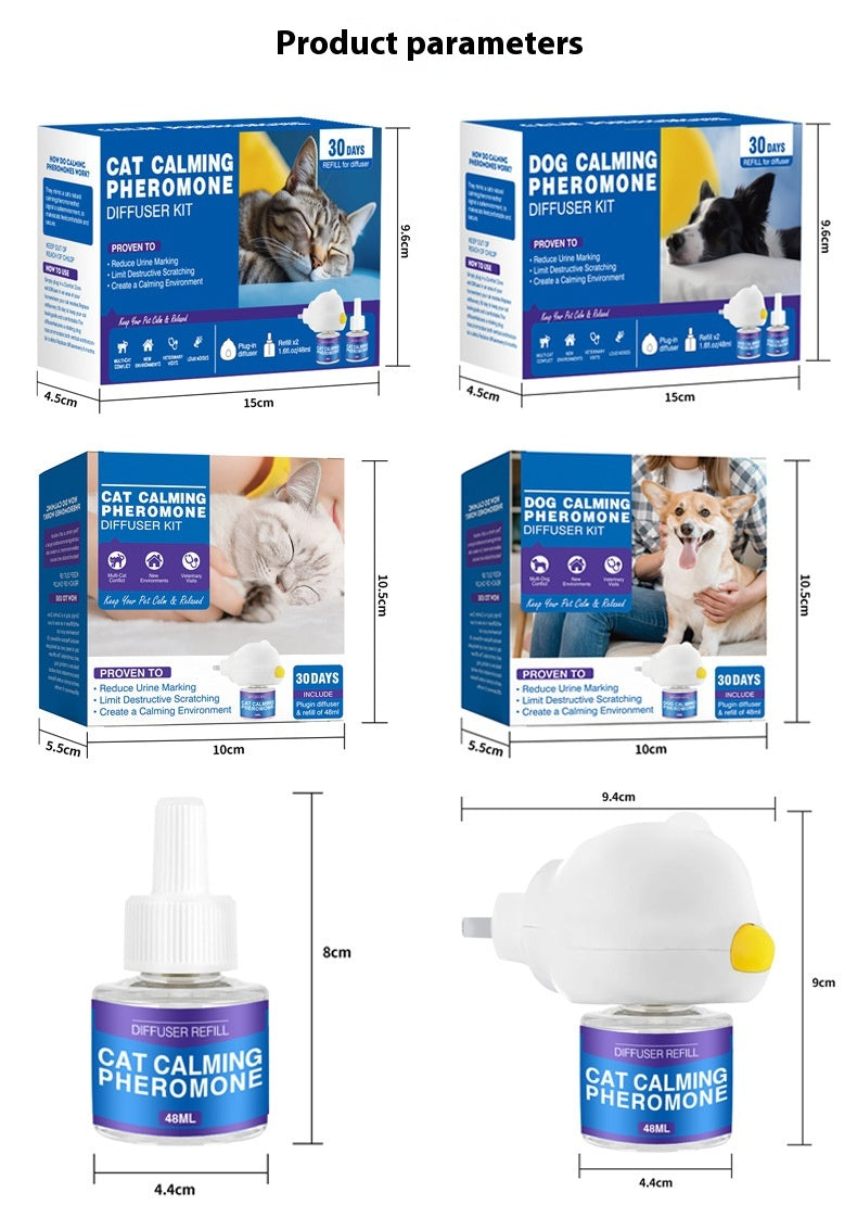 KFX-8059453 Aromatherapy Diffuser for Cats and Dogs – Lavender Fragrance Soothing Agent