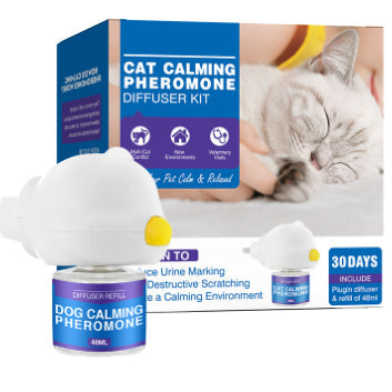 KFX-8059453 Aromatherapy Diffuser for Cats and Dogs – Lavender Fragrance Soothing Agent