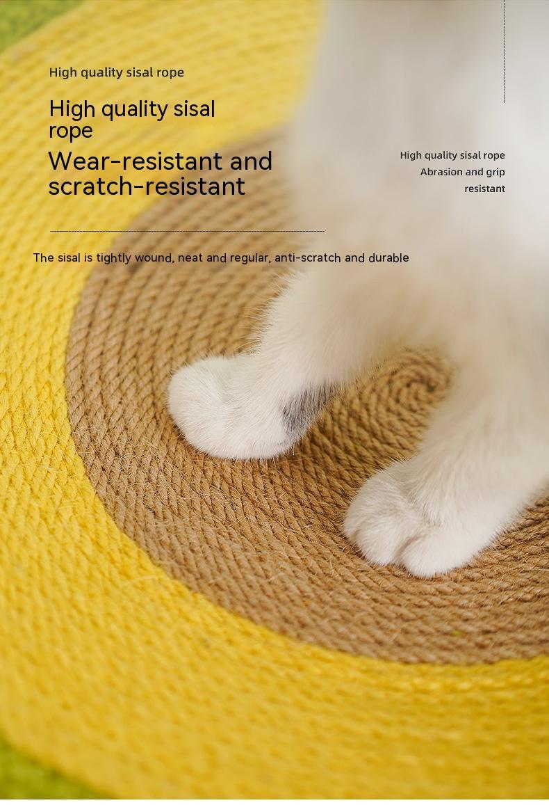 KFX-8060221 Avocado Cat Scratching Basin - Sisal Material, 40x10cm Multifunctional Pet Toy