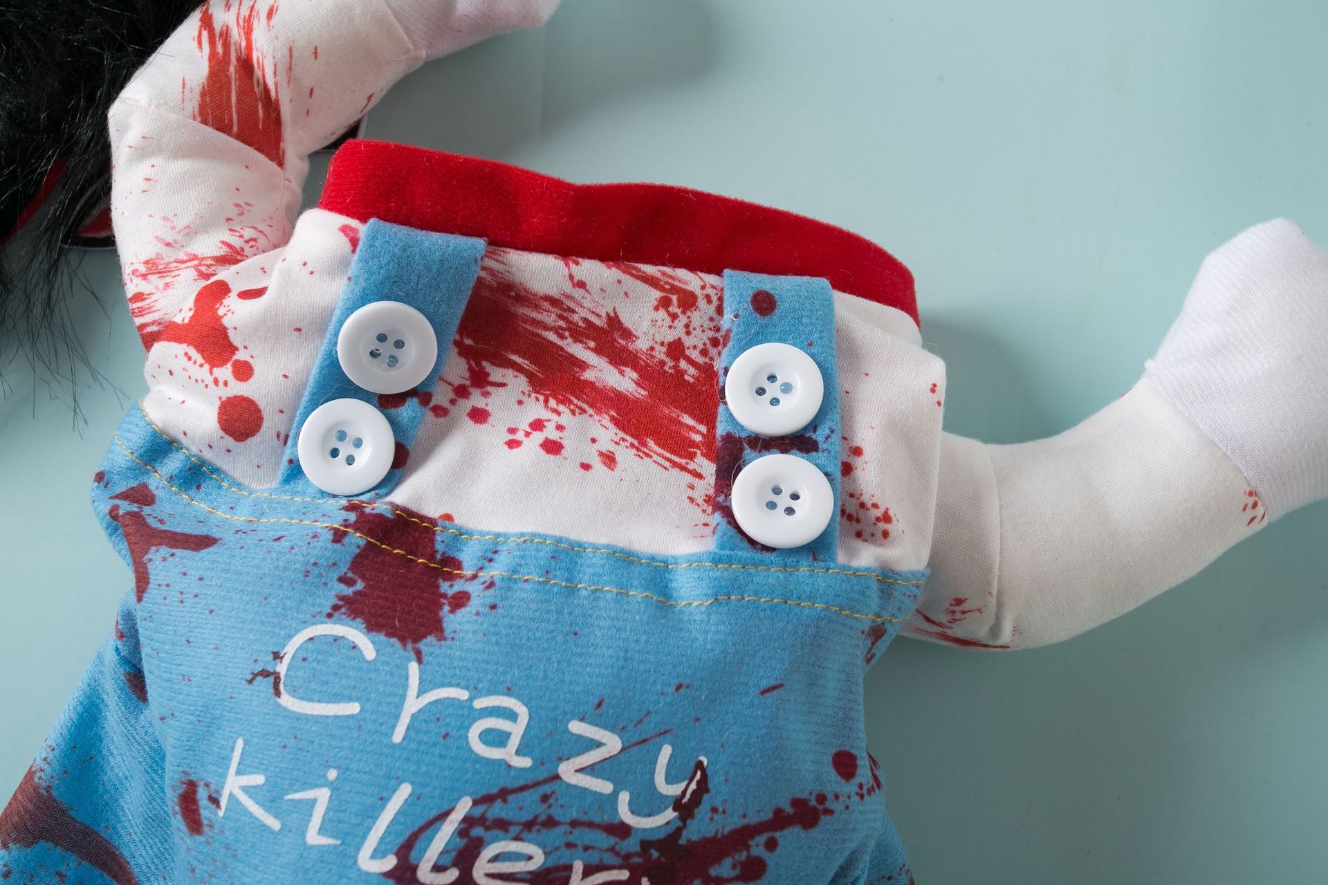 KFX-8060349 Bloody Doll Halloween Costume for Pets - Dog & Cat Clothing in S, M, L, XL Sizes