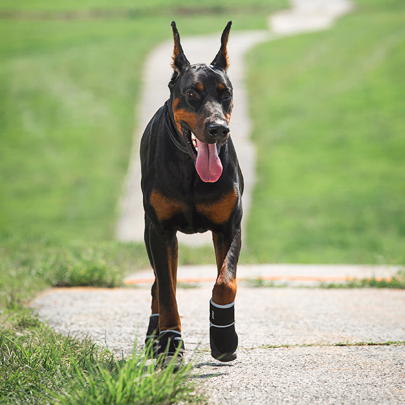 KFX-8068541 Waterproof Non-Slip Pet Upstream Shoes - Warm & Wear-Resistant Outdoor Footwear for Dogs