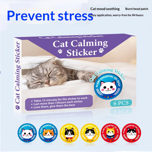 KFX-8072509 Calming Pheromone Patch for Cats and Dogs - 1 or 6 Pieces in Mixed Color Options