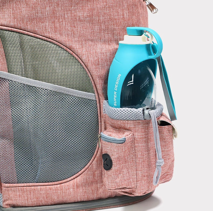 KFX-8073917 Portable Pet Carrying Bag for Small Dogs and Cats – Eco-Friendly Cationic Linen Fabric