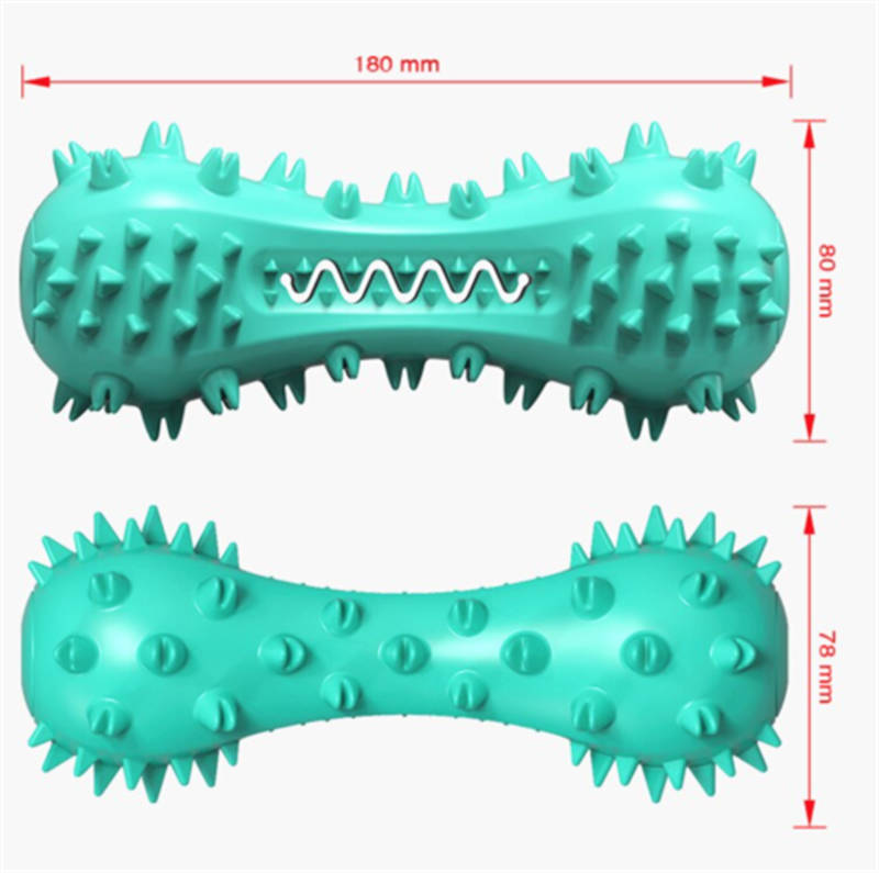 KFX-8074941 Durable Rubber Molar Stick for Small to Medium Aggressive Dogs - Cleans Teeth and Relieves Anxiety
