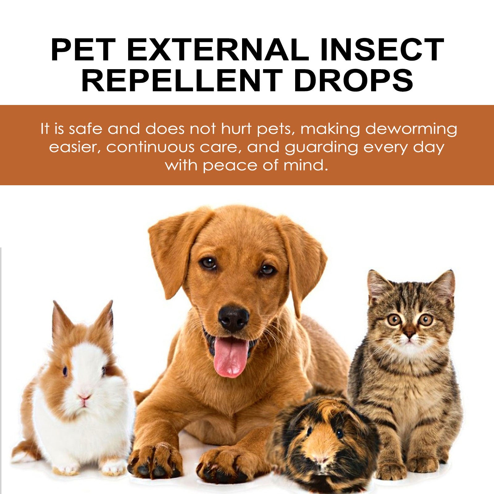 KFX-8079037 Pet Drops Spray for Effective Removal of Lice, Ticks, and Fleas in Dogs - 30ml