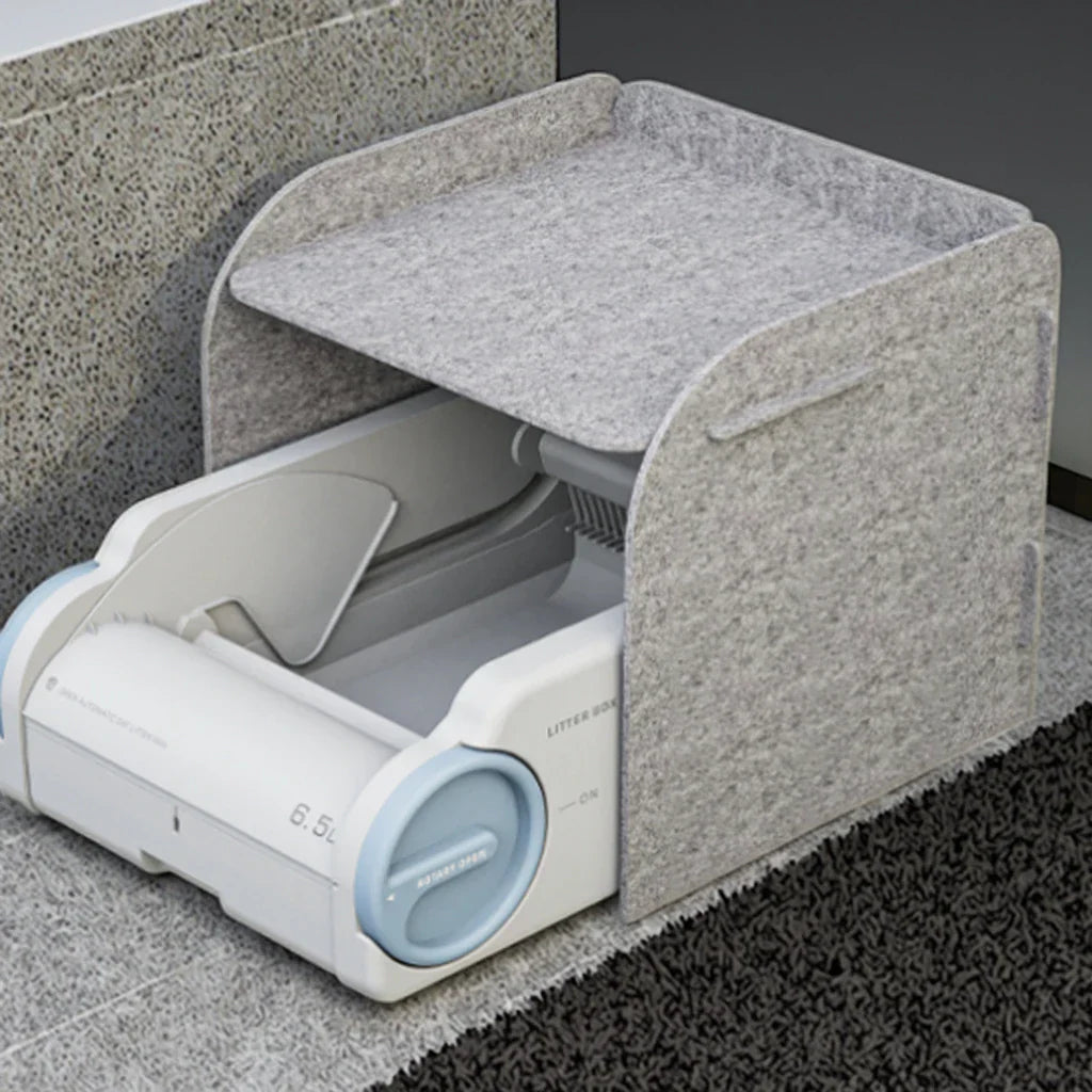 KFX-808083 Automatic Self-Cleaning Cat Litter Box with APP Control, Odor-Free, Low Noise, and Easy Clean for Large Cats